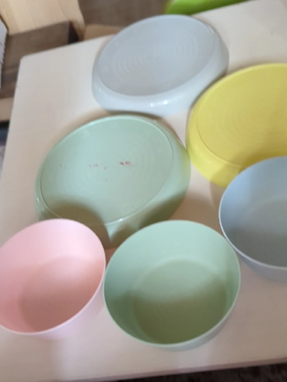 IKEA Pastel Dinnerware Set in Yellow, Mint, Blue & Cream